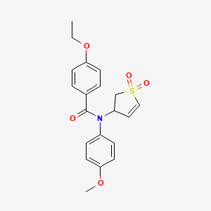 N-(1,1-dioxido-2,3-dihydrothiophen-3-yl)-4-ethoxy-N-(4-methoxyphenyl)benzamide