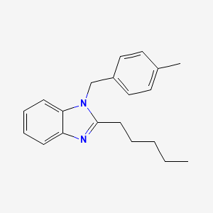 1-(4-methylbenzyl)-2-pentyl-1H-benzimidazole