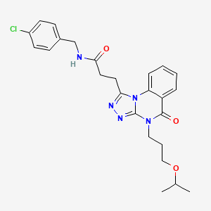 molecular formula C25H28ClN5O3 B11416567 OfChi-h-IN-2 