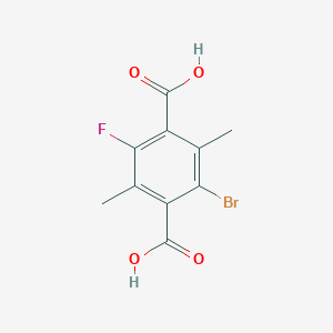 molecular formula C10H8BrFO4 B1141661 2-溴-5-氟-3,6-二甲基对苯二甲酸 CAS No. 1245807-10-6
