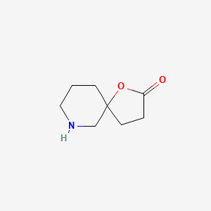 B1141662 1-Oxa-7-azaspiro[4.5]decan-2-one CAS No. 1315303-69-5