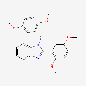 1-(2,5-dimethoxybenzyl)-2-(2,5-dimethoxyphenyl)-1H-benzimidazole