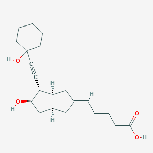 B114167 13,14-dehydro-15-cyclohexyl Carbaprostacyclin CAS No. 145375-81-1