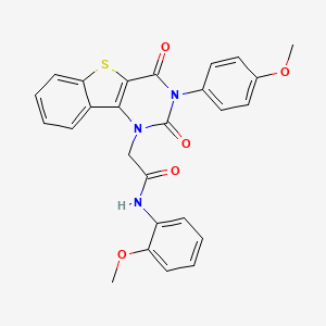 N-(2-methoxyphenyl)-2-[3-(4-methoxyphenyl)-2,4-dioxo-3,4-dihydro[1]benzothieno[3,2-d]pyrimidin-1(2H)-yl]acetamide