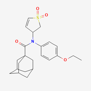 N-(1,1-Dioxido-2,3-dihydro-3-thiophenyl)-N-(4-ethoxyphenyl)-1-adamantanecarboxamide