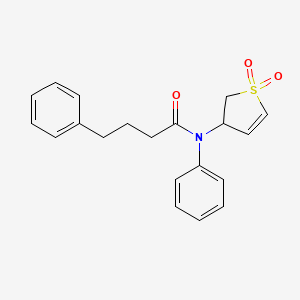 N-(1,1-dioxido-2,3-dihydrothiophen-3-yl)-N,4-diphenylbutanamide