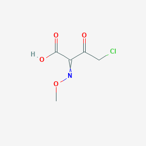 B1141710 4-Chloro-2-(methoxyimino)-3-oxobutanoic acid CAS No. 111230-59-2