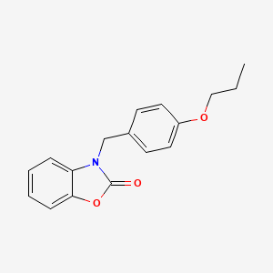 3-(4-propoxybenzyl)benzo[d]oxazol-2(3H)-one