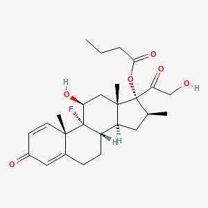 molecular formula C₂₆H₃₅FO₆ B1141760 Betamethasone 17-butyrate CAS No. 5534-14-5