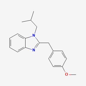 2-(4-methoxybenzyl)-1-(2-methylpropyl)-1H-benzimidazole