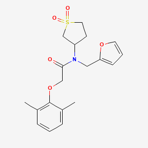 2-(2,6-dimethylphenoxy)-N-(1,1-dioxidotetrahydrothiophen-3-yl)-N-(furan-2-ylmethyl)acetamide