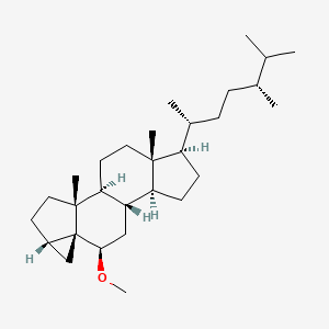 B1141780 (3|A,5|A,6|A,24R)-6-Methoxy-3,5-cycloergostane CAS No. 71496-86-1