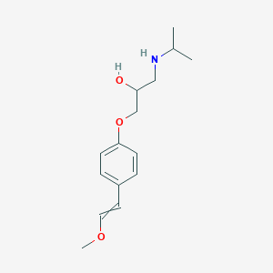 1-[4-(2-Methoxyethenyl)phenoxy]-3-(propan-2-ylamino)propan-2-ol
