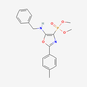 Dimethyl [5-(benzylamino)-2-(4-methylphenyl)-1,3-oxazol-4-yl]phosphonate