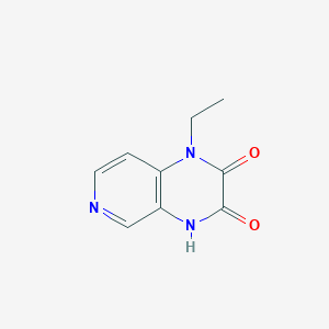B114183 1-Ethyl-1,4-dihydropyrido[3,4-B]pyrazine-2,3-dione CAS No. 146950-64-3