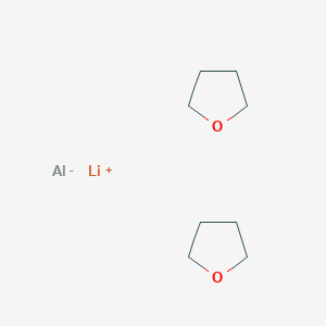 molecular formula C8H20AlLiO2 B1141842 LITHIUM ALUMINUM HYDRIDE BIS(TETRAHYDRO CAS No. 123439-81-6