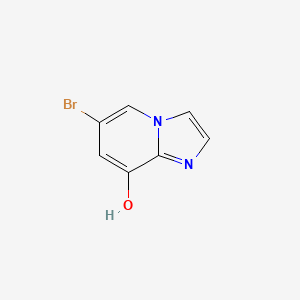 molecular formula C7H5BrN2O B1141847 6-Bromoimidazo[1,2-a]pyridin-8-ol CAS No. 1202450-64-3