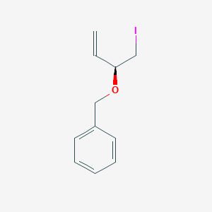 molecular formula C11H13IO B1141849 (S)-((1-iodobut-3-en-2-yloxy)methyl)benzene CAS No. 124909-04-2