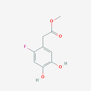 B114185 Methyl 2-(2-fluoro-4,5-dihydroxyphenyl)acetate CAS No. 141523-25-3