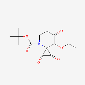 molecular formula C₁₄H₂₁NO₆ B1141853 3-Ethoxyoxalyl-4-oxopiperidine-1-carboxylic acid tert-butyl ester CAS No. 18990-24-4