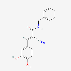 molecular formula C₁₇H₁₄N₂O₃ B1141863 Tyrphostin B42 CAS No. 134036-52-5