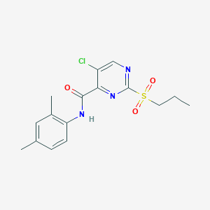 5-chloro-N-(2,4-dimethylphenyl)-2-(propylsulfonyl)pyrimidine-4-carboxamide