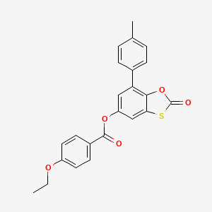 7-(4-Methylphenyl)-2-oxo-1,3-benzoxathiol-5-yl 4-ethoxybenzoate