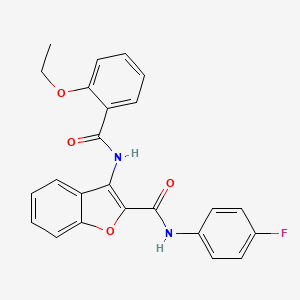 3-(2-ethoxybenzamido)-N-(4-fluorophenyl)benzofuran-2-carboxamide