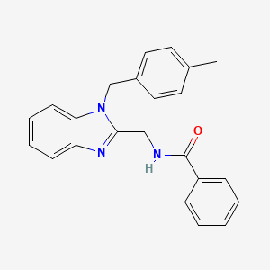 N-{[1-(4-methylbenzyl)-1H-benzimidazol-2-yl]methyl}benzamide