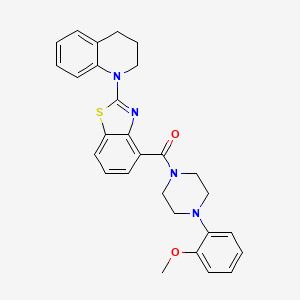 (2-(3,4-dihydroquinolin-1(2H)-yl)benzo[d]thiazol-4-yl)(4-(2-methoxyphenyl)piperazin-1-yl)methanone