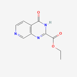 molecular formula C10H9N3O3 B1141908 4-氧代-1,4-二氢吡啶并[3,4-d]嘧啶-2-羧酸乙酯 CAS No. 869296-21-9