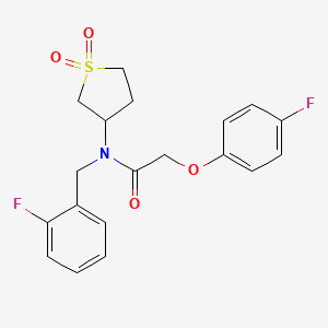 N-(1,1-dioxidotetrahydrothiophen-3-yl)-N-(2-fluorobenzyl)-2-(4-fluorophenoxy)acetamide