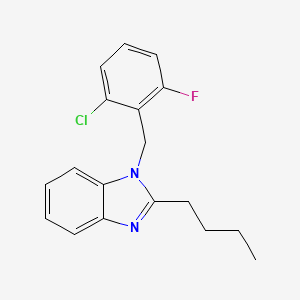 2-butyl-1-(2-chloro-6-fluorobenzyl)-1H-benzimidazole