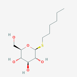 molecular formula C₁₂H₂₄O₅S B1141933 Hexyl beta-D-thioglucopyranoside CAS No. 85618-19-5