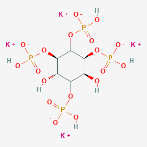 molecular formula C6H12K4O18P4 B1141937 DL-Ins 1,3,4,5-tetrakisphosphate tetrapotassium salt CAS No. 115184-69-5