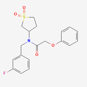 N-(1,1-dioxidotetrahydrothiophen-3-yl)-N-(3-fluorobenzyl)-2-phenoxyacetamide