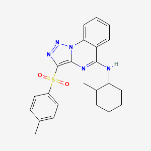 N-(2-methylcyclohexyl)-3-[(4-methylphenyl)sulfonyl][1,2,3]triazolo[1,5-a]quinazolin-5-amine