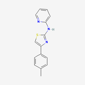 N-[4-(4-methylphenyl)-1,3-thiazol-2-yl]pyridin-2-amine