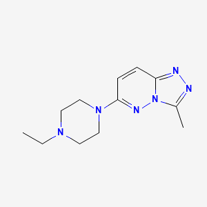 6-(4-Ethylpiperazin-1-yl)-3-methyl[1,2,4]triazolo[4,3-b]pyridazine