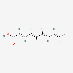 molecular formula C₁₀H₁₂O₂ B1141957 2,4,6,8-癸四烯酸 CAS No. 876607-76-0