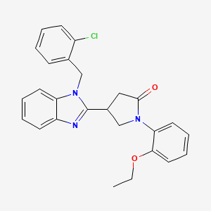 4-[1-(2-chlorobenzyl)-1H-benzimidazol-2-yl]-1-(2-ethoxyphenyl)pyrrolidin-2-one