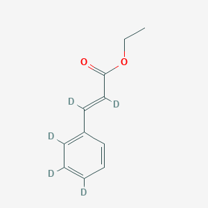 molecular formula C₁₁H₇D₅ B1141962 反式肉桂酸乙酯-[d5] CAS No. 856765-68-9