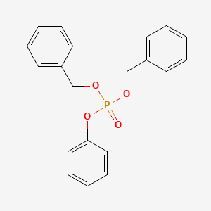 molecular formula C₂₀H₁₉O₄P B1141966 二苄基苯磷酸酯 CAS No. 112507-48-9