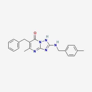 6-benzyl-5-methyl-2-[(4-methylbenzyl)amino][1,2,4]triazolo[1,5-a]pyrimidin-7(4H)-one