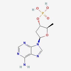molecular formula C10H14N5O5P B1141976 2',5'-二脱氧-腺苷3'-单磷酸 CAS No. 121878-11-3