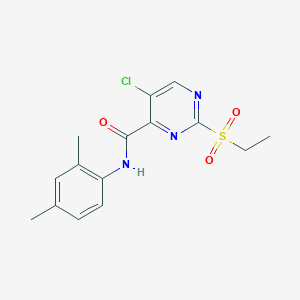 5-chloro-N-(2,4-dimethylphenyl)-2-(ethylsulfonyl)pyrimidine-4-carboxamide