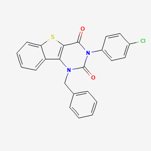 1-benzyl-3-(4-chlorophenyl)[1]benzothieno[3,2-d]pyrimidine-2,4(1H,3H)-dione