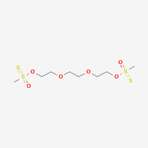 molecular formula C₈H₁₈O₆S₄ B1141988 甲基-[2-[2-(2-甲基磺酰硫代氧基乙氧基)乙氧基]乙氧基]-氧代-硫代亚磺酰基-λ6-硫烷 CAS No. 212262-04-9