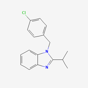 1-(4-chlorobenzyl)-2-(propan-2-yl)-1H-benzimidazole