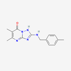 5,6-dimethyl-2-[(4-methylbenzyl)amino][1,2,4]triazolo[1,5-a]pyrimidin-7(4H)-one